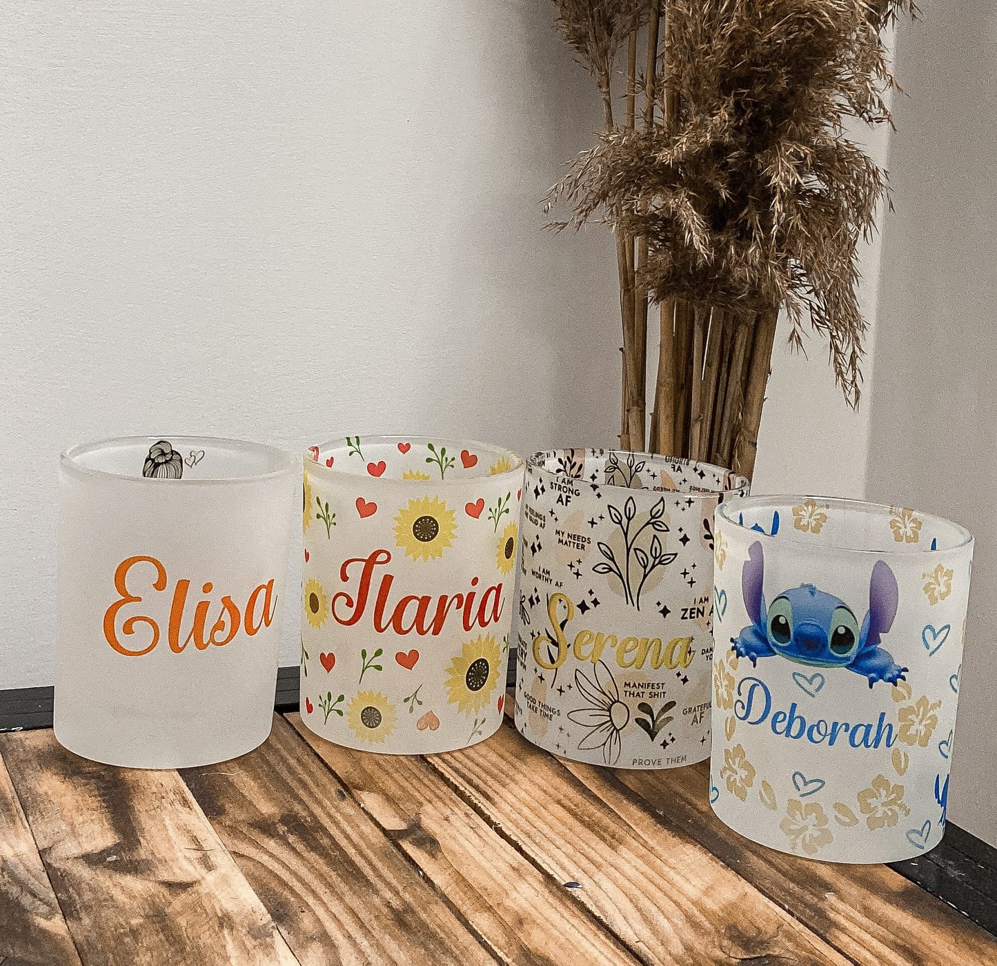 Bicchiere di Vetro Opaco Personalizzabile