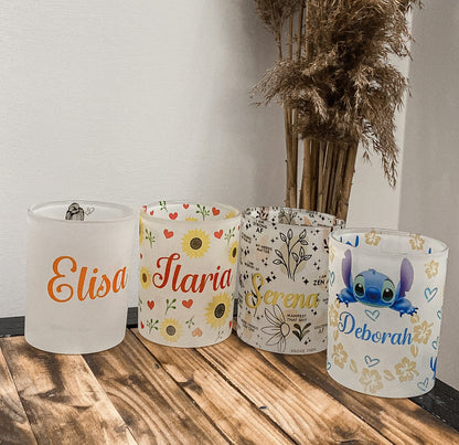 Bicchiere di Vetro Opaco Personalizzabile