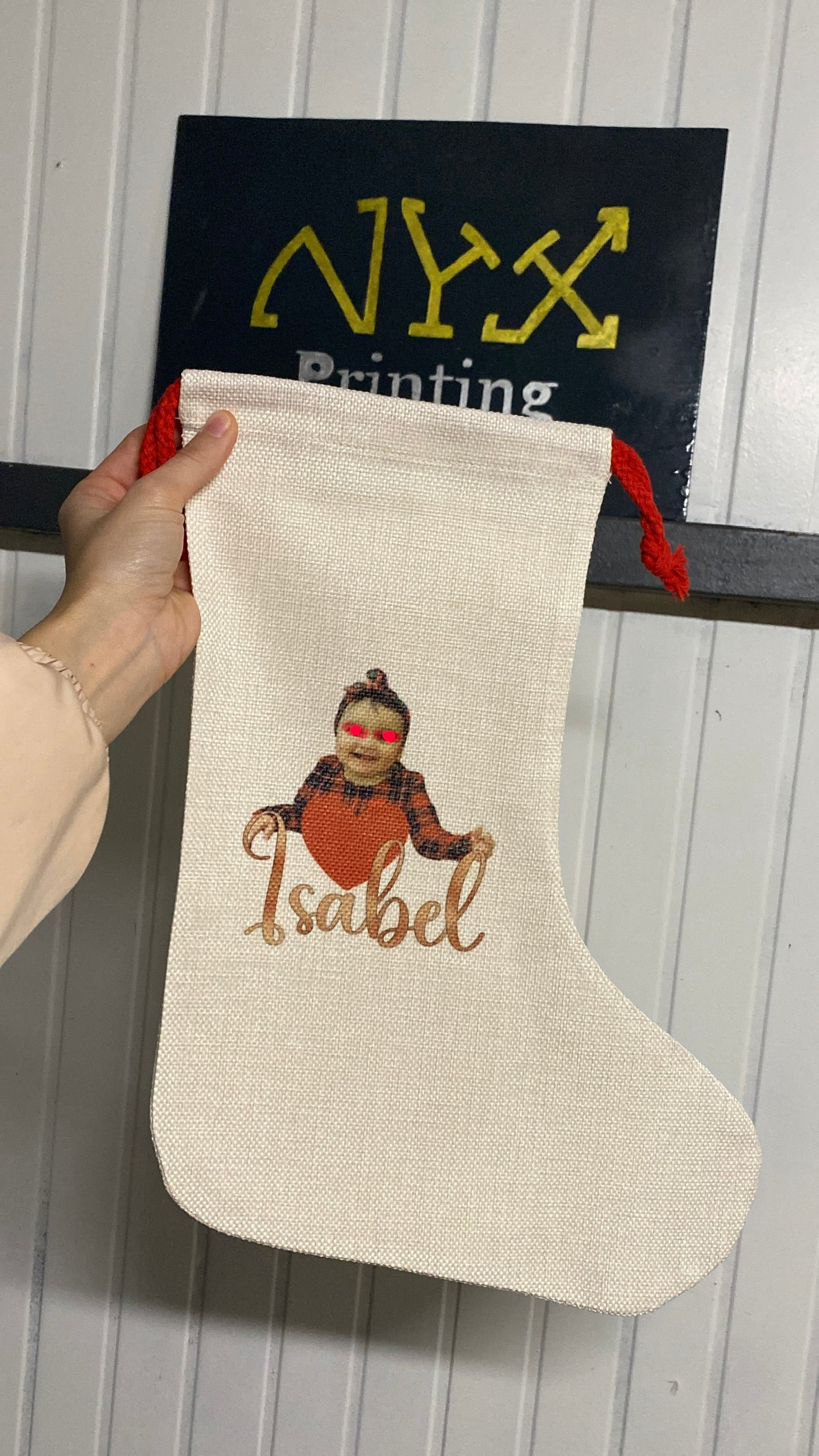 Calza befana personalizzabile con immagini