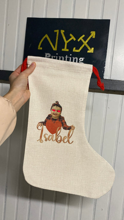 Calza befana personalizzabile con immagini