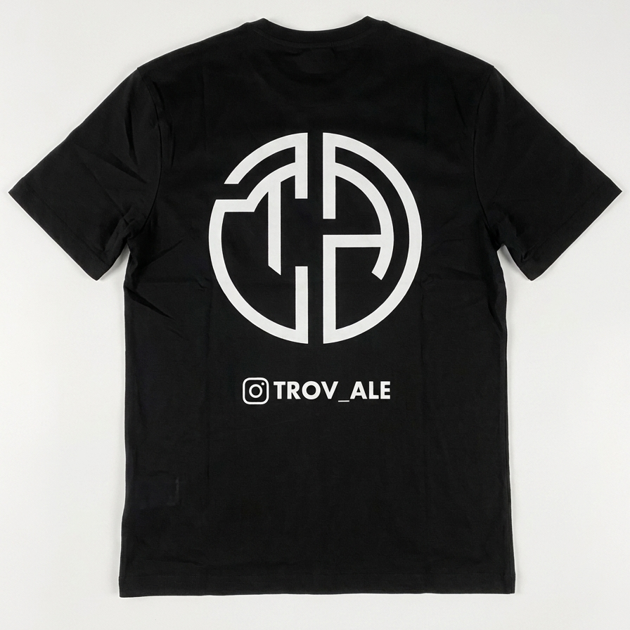T-shirt Oversize Nera X TROV_ALE
