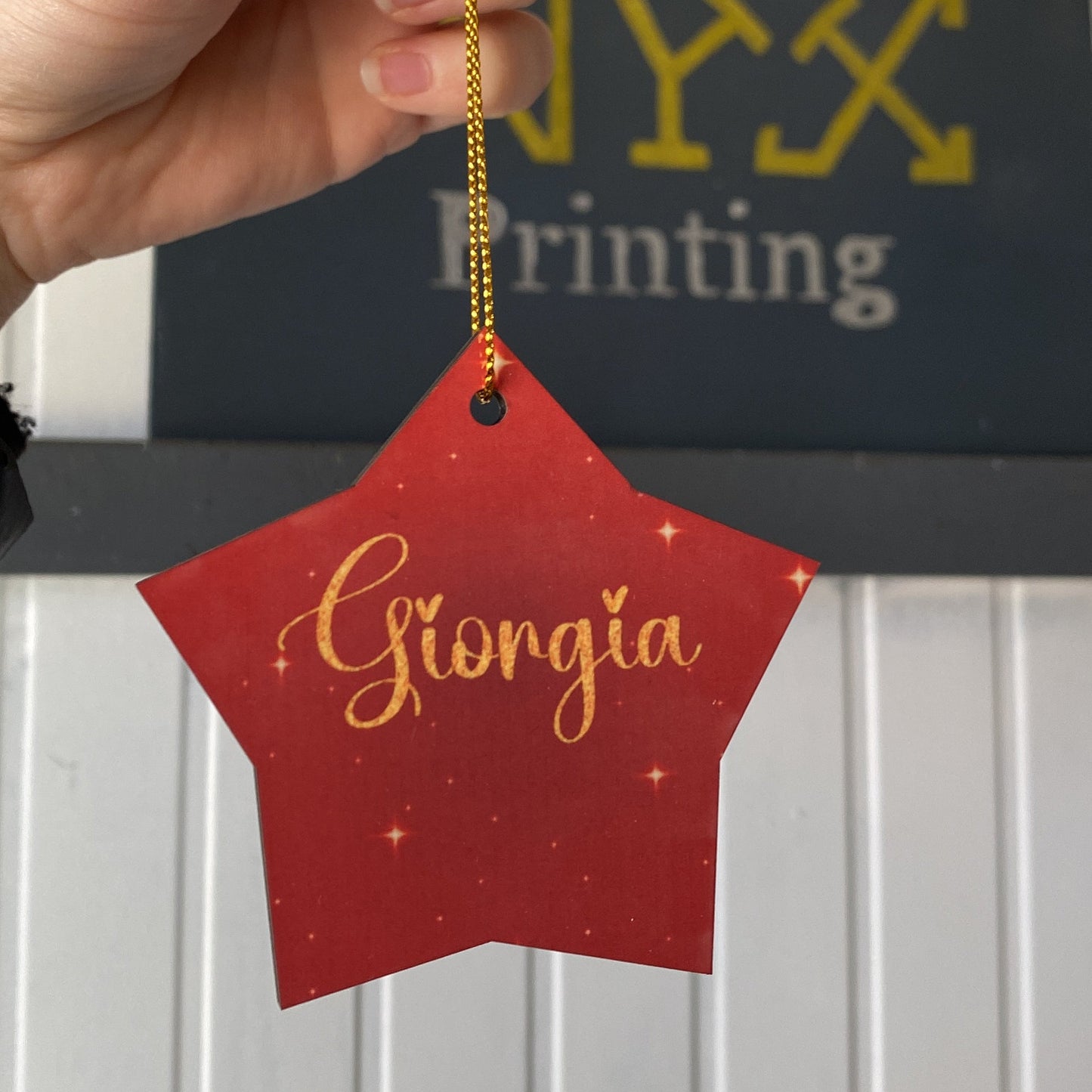 Pallina di Natale Stella