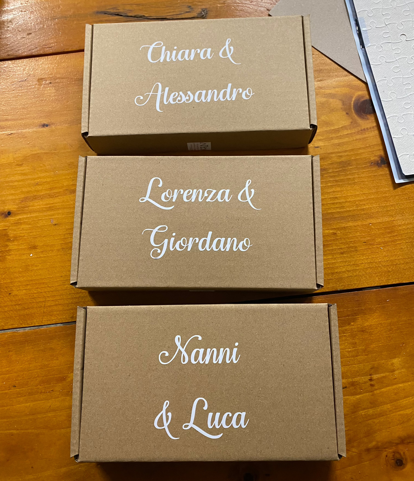 Scatola regalo personalizzabile 10x15x4 cm