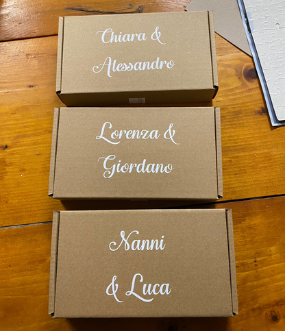 Scatola regalo personalizzabile 10x15x4 cm