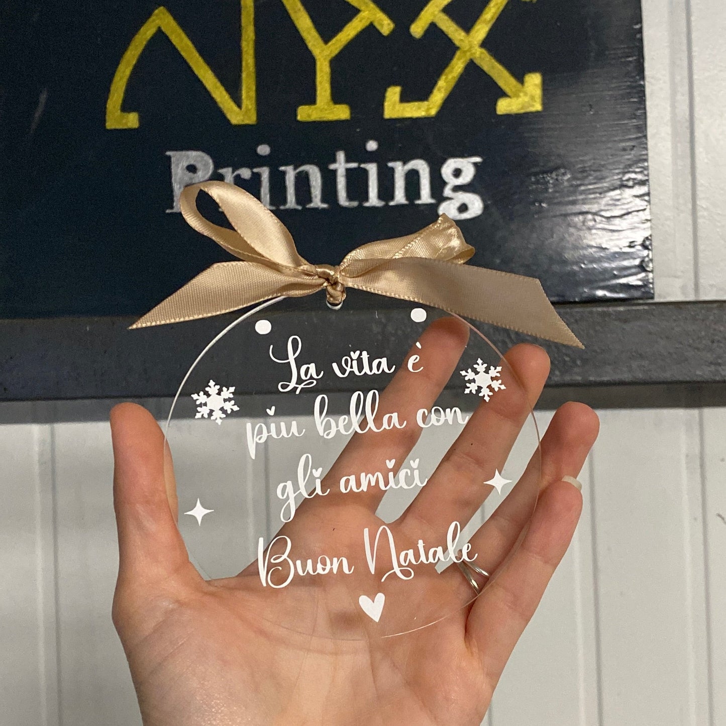 Pallina in plexiglass Rotonda