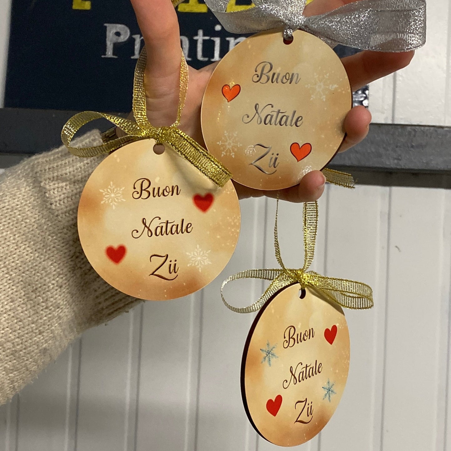 Pallina di Natale Rotonda