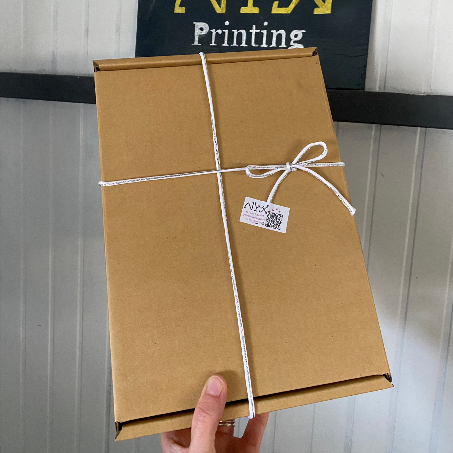 Scatola regalo personalizzabile 25x15x4 cm
