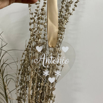 Pallina in plexiglass Cuore