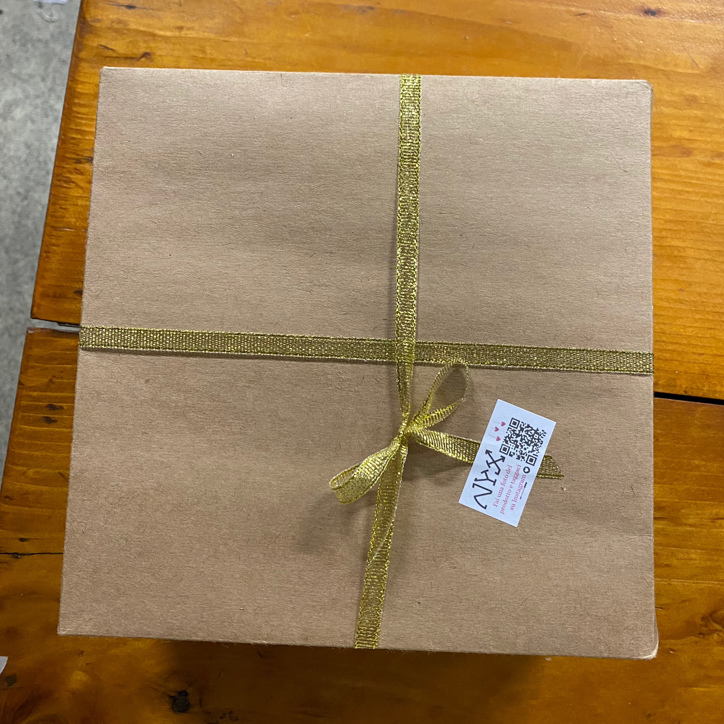 Scatola regalo personalizzabile 20x20x10cm