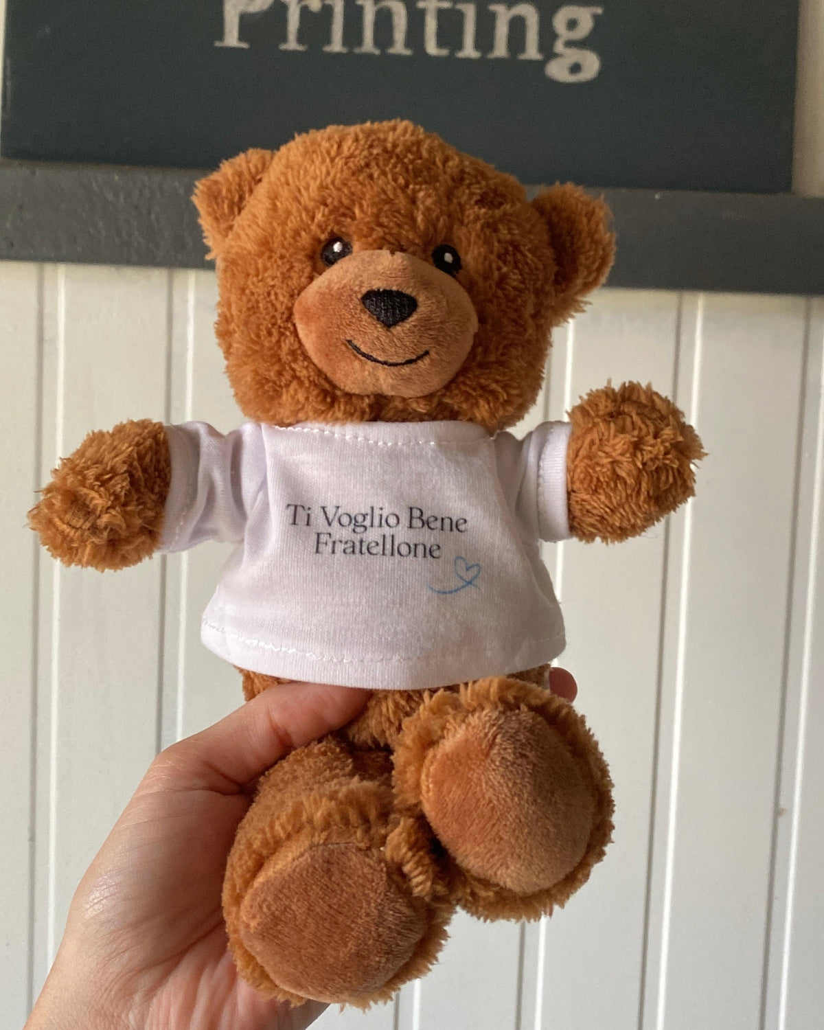 Peluche con t-shirt personalizzabile