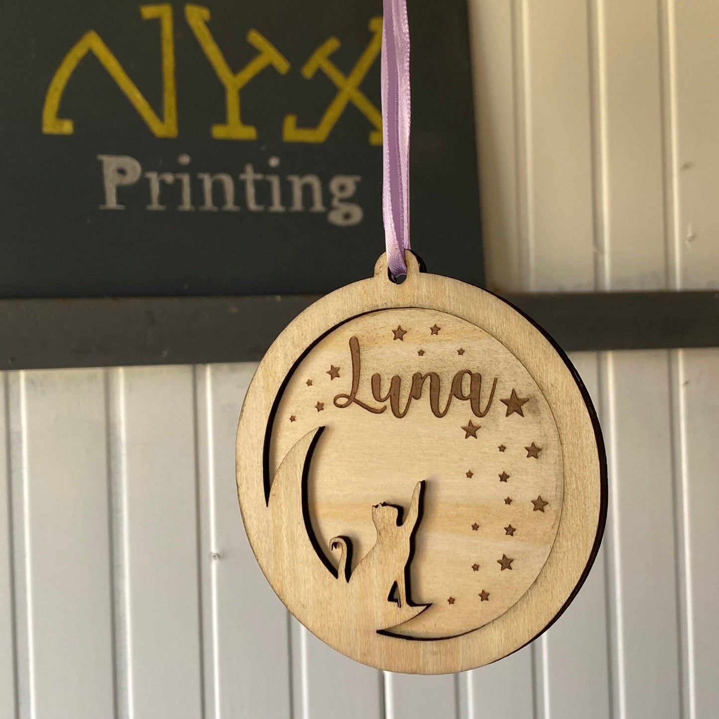 Pallina in legno incisa