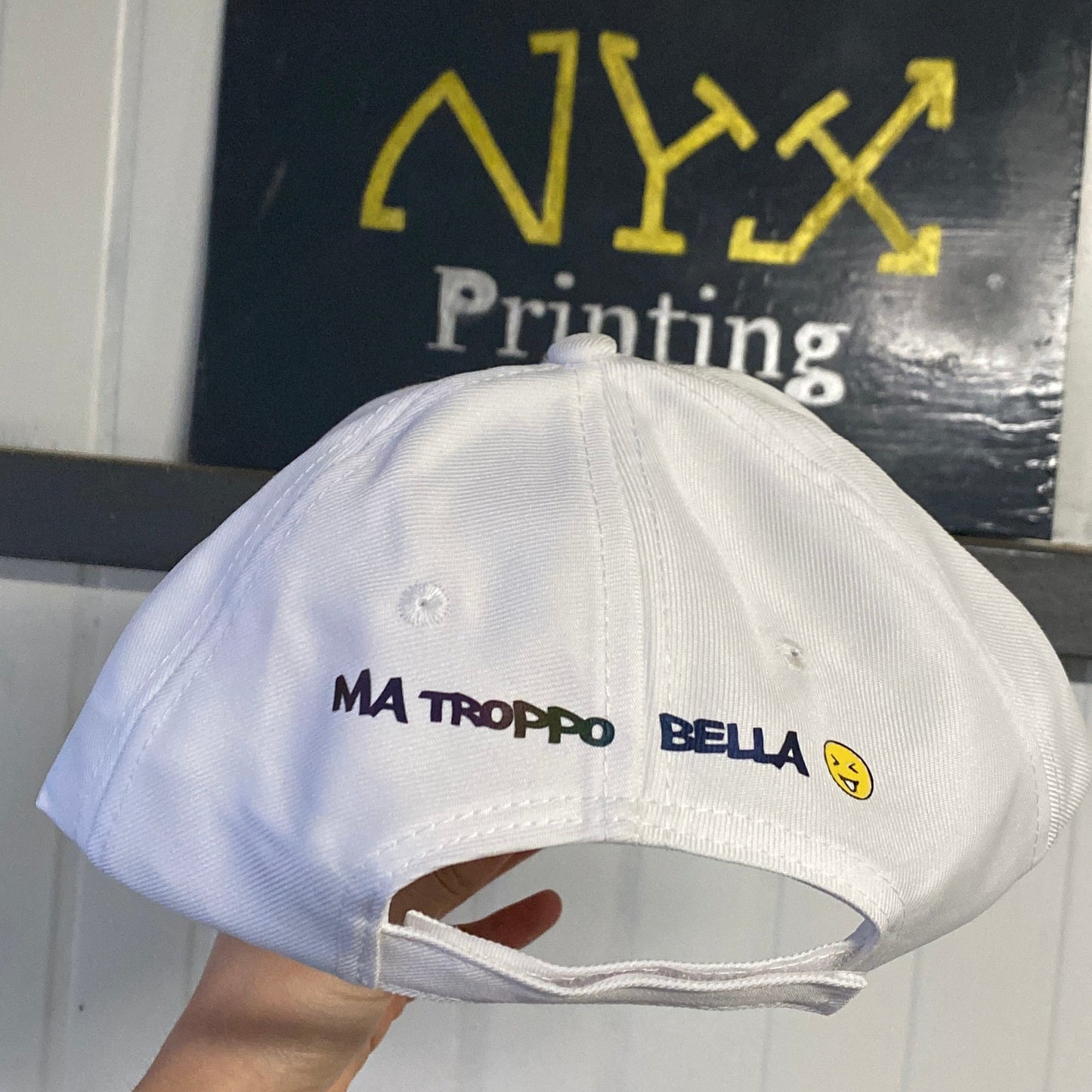 Cappello Bianco visiera normale